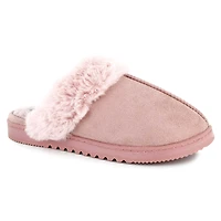 Women's Nine West Furry Clog With Memory Foam