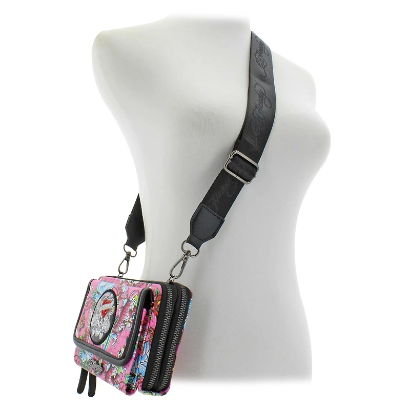 Ed Hardy Mina Wallet-On-A-String
