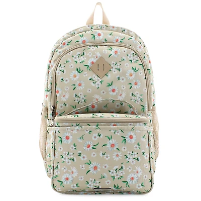 Madden Girl Daisy-Print Backpack And Lunchbox