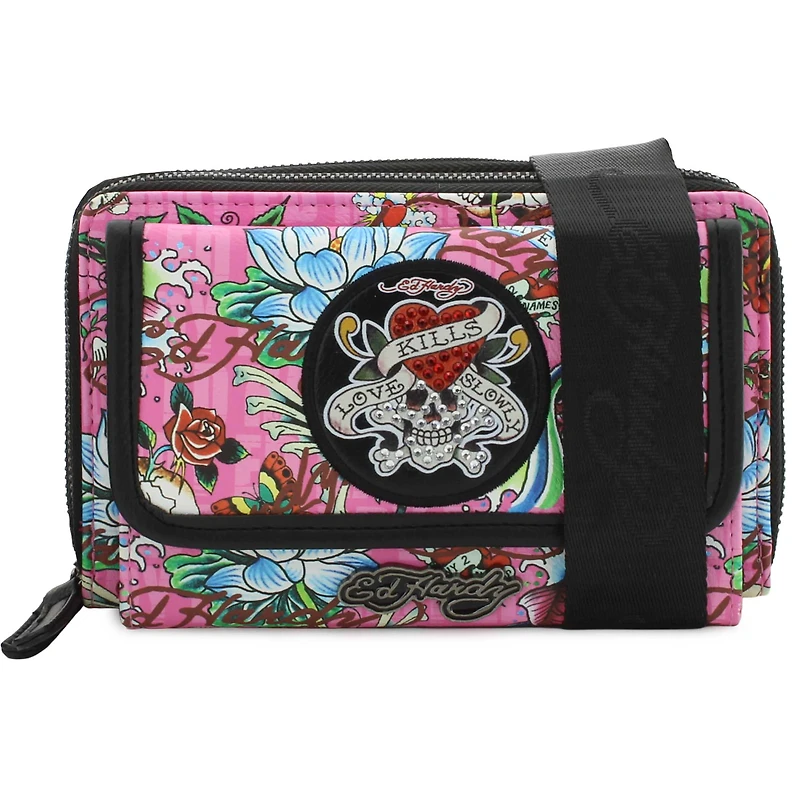 Ed Hardy Mina Wallet-On-A-String