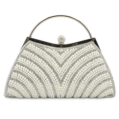 d'margeaux Faux-Pearl Bag