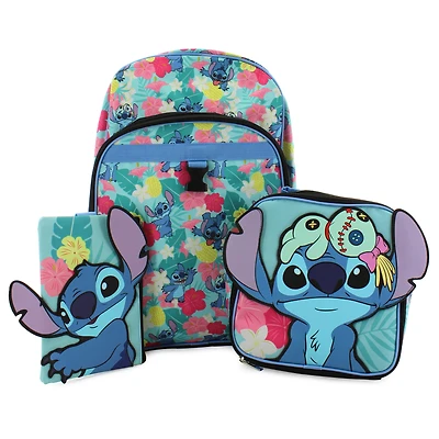 Disney Stitch 3-Piece Backpack Set