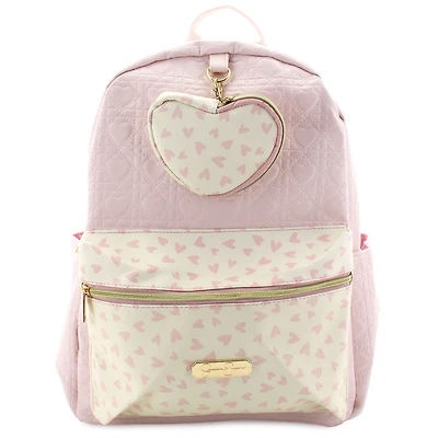 Jessica Simpson Quilted Heart Backpack