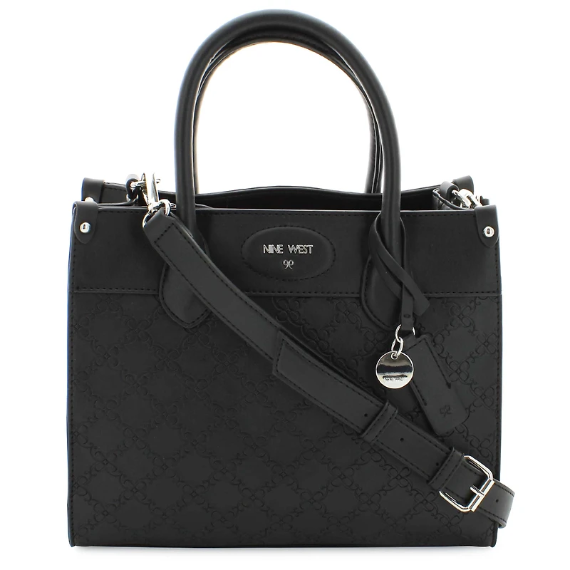 Nine West Archy Embossed Satchel