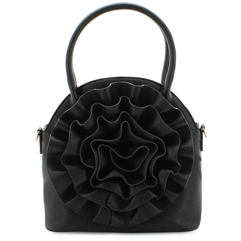 DS Bags Peony Rosette Handbag