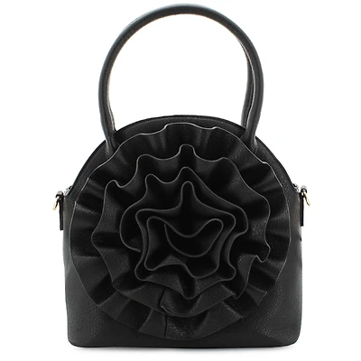 DS Bags Peony Rosette Handbag