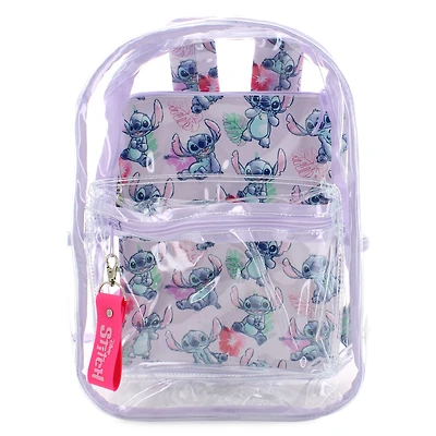 Disney Stitch Clear Backpack With Laptop Sleeve