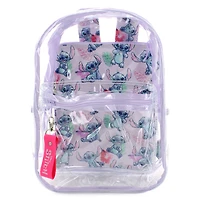 Disney Stitch Clear Backpack With Laptop Sleeve