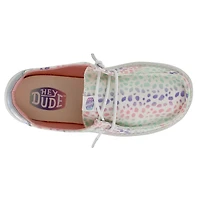 HEYDUDE Wendy Youth Iridescent Leopard
