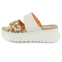 HEYDUDE Delray Slide Animal Shimmer