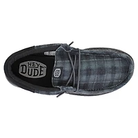 HEYDUDE Wally Funk Waffle Plaid