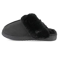 Women's Nine West Furry Clog With Memory Foam