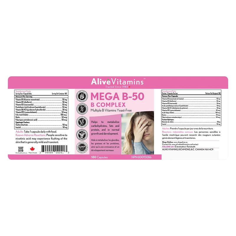 Mega B-50 Complex - 50 mg