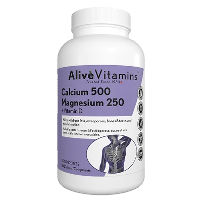 Calcium 500 mg & Magnesium 250 mg