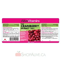 Pure Cranberry Extract 18:1