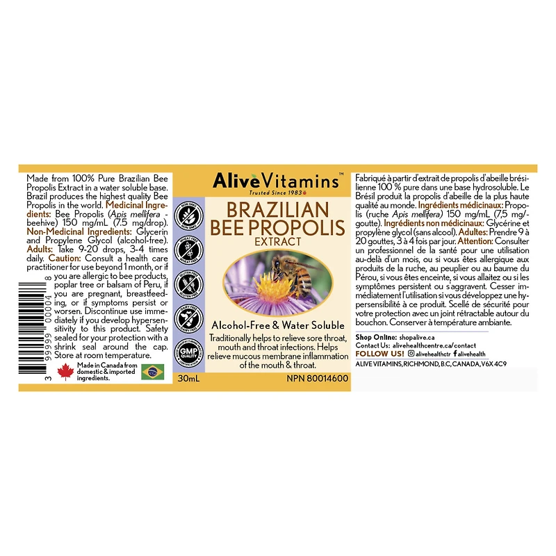 Brazilian Bee Propolis Extract