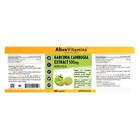 Garcinia Cambogia Extract (GCE) - 500 mg