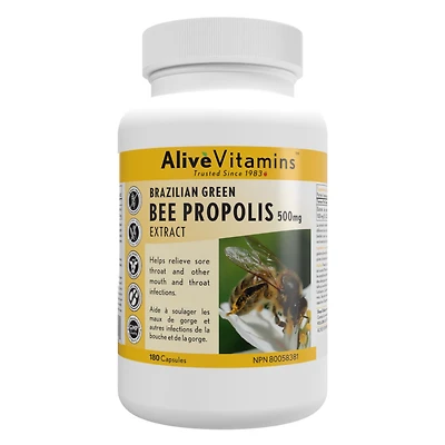 Brazilian Green Bee Propolis Extract - 500 mg
