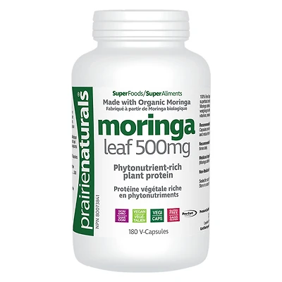 Moringa Leaf Capsules - 500 mg