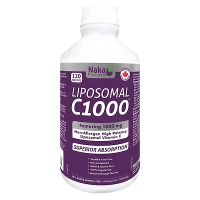 Naka Liposomal C1000 Bonus Size - 1000mg