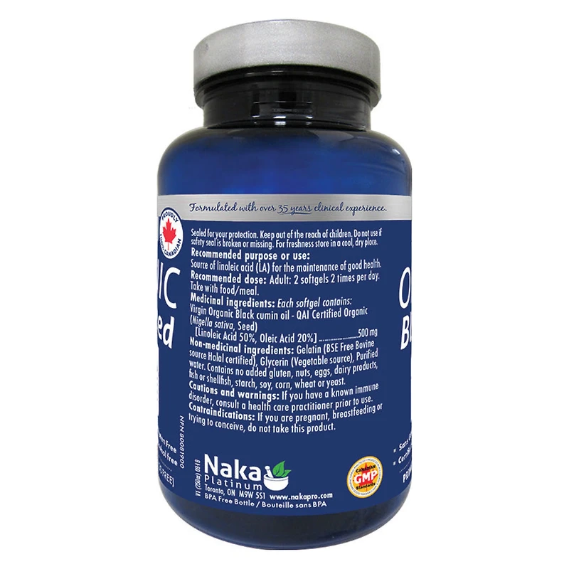 Organic Black Seed - 500 mg