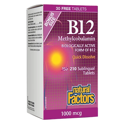 B12 Methylcobalamin - 1000 mcg