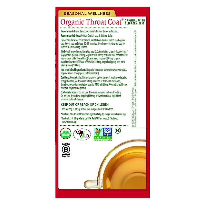 Throat Coat Tea