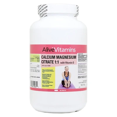 Calcium Magnesium Citrate 1:1 - 300 mg
