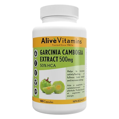 Garcinia Cambogia Extract (GCE) - 500 mg