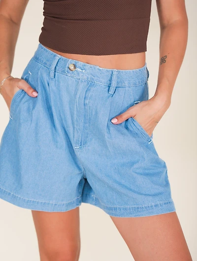 Austin Slouchy Denim Shorts