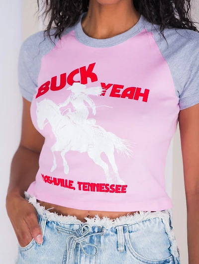 Buck Yeah Nashville Raglan Tee