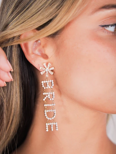 Here Comes The Bride Earrings
