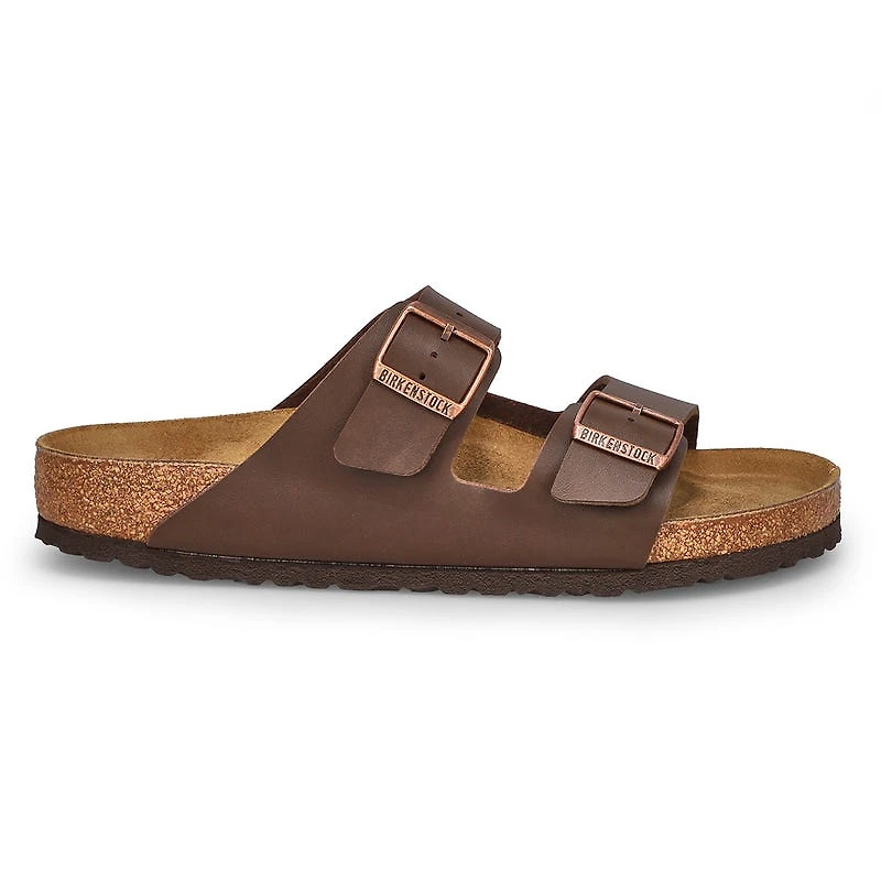Sandale 2 brides ARIZONA BIRKO-FLOR, brun, homme