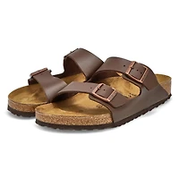 Sandale  2 brides ARIZONA BIRKO-FLOR, brun, homme