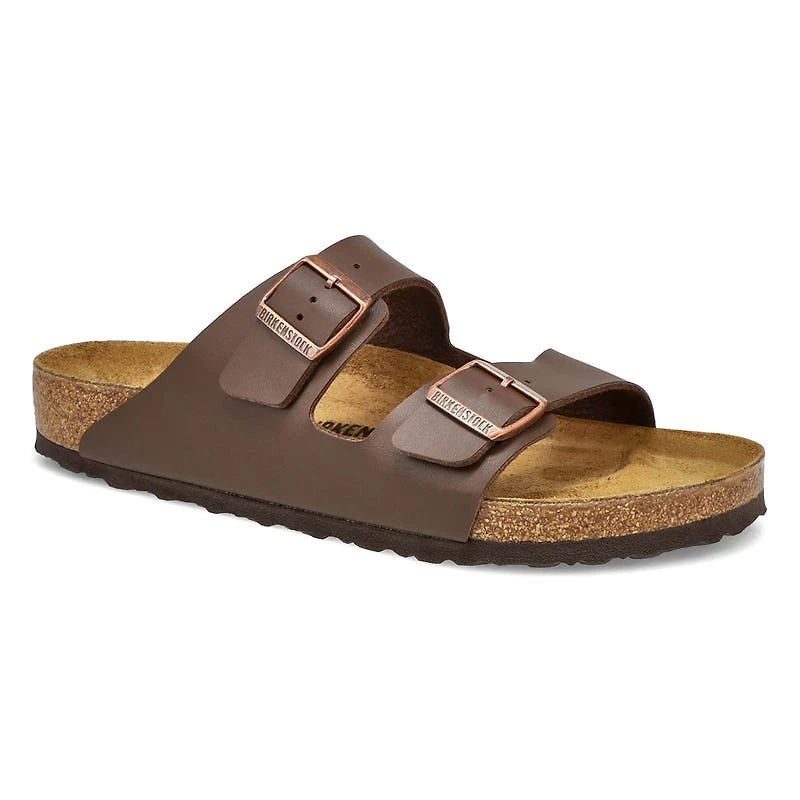 Sandale 2 brides ARIZONA BIRKO-FLOR, brun, homme