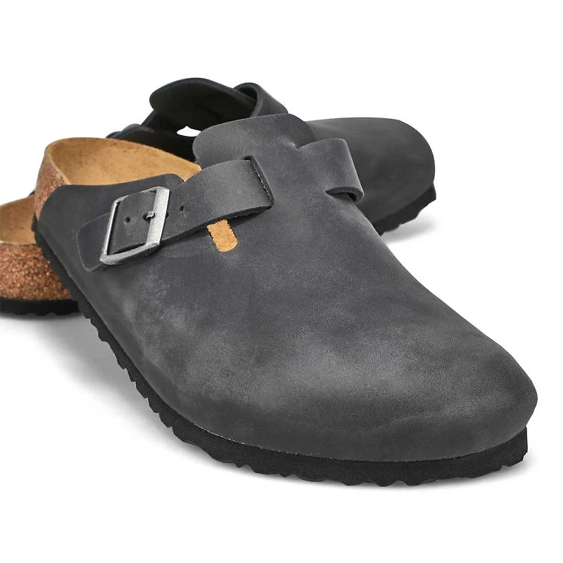 Men's Boston Oiled Leather Casual Clog