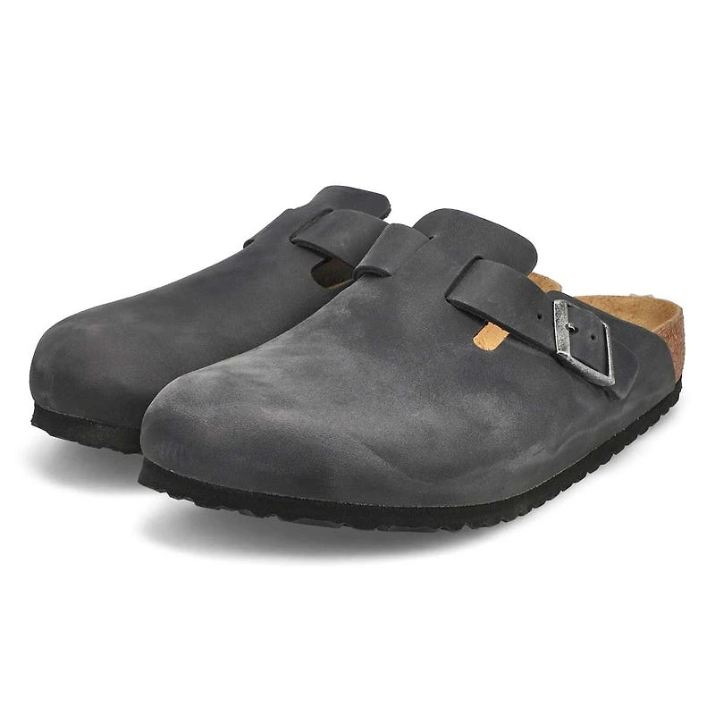 Men's Boston Oiled Leather Casual Clog