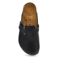 Men's Boston Super Grip Leather Clog - Black
