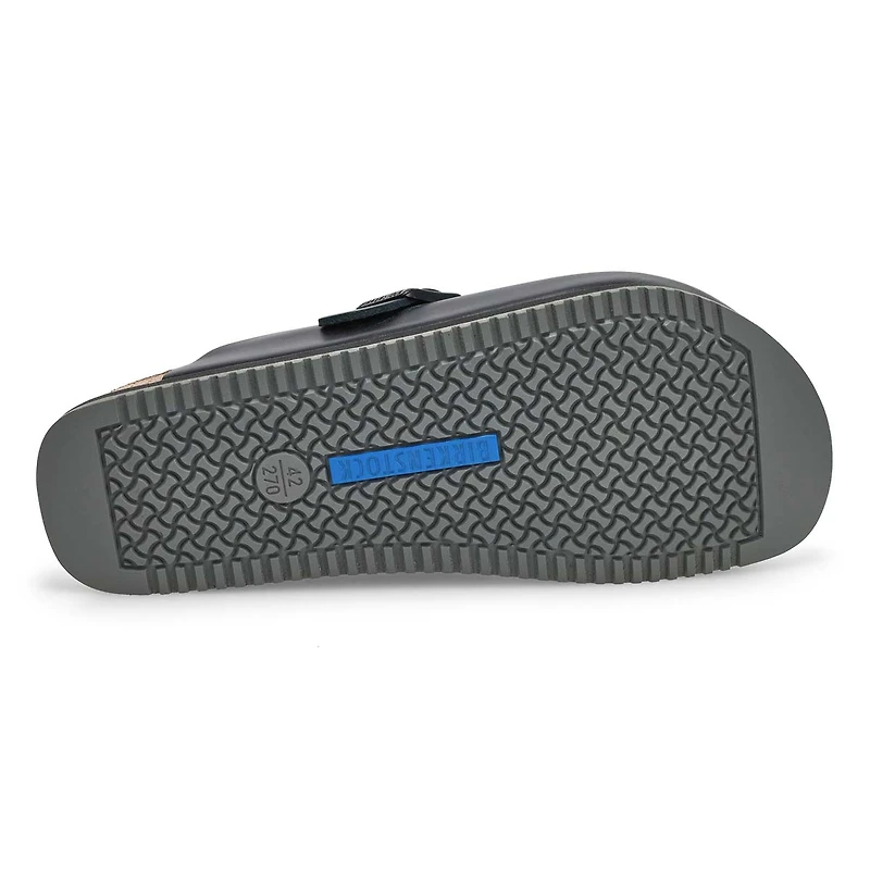 Men's Boston Super Grip Leather Clog - Black