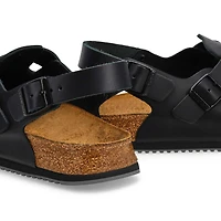 Men's Tokyo Super Grip Leather Clog - Black