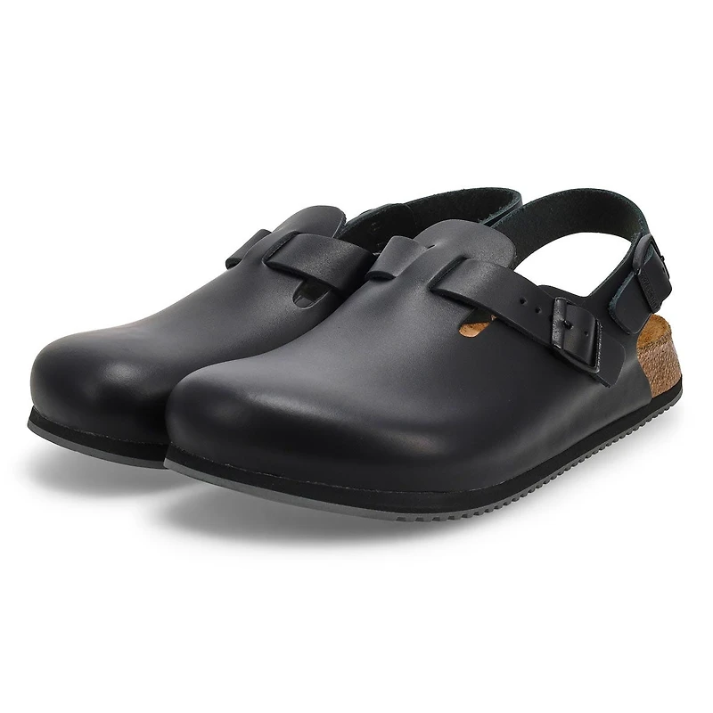 Men's Tokyo Super Grip Leather Clog - Black