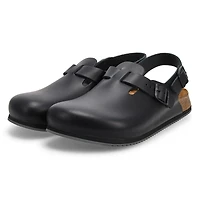 Men's Tokyo Super Grip Leather Clog - Black