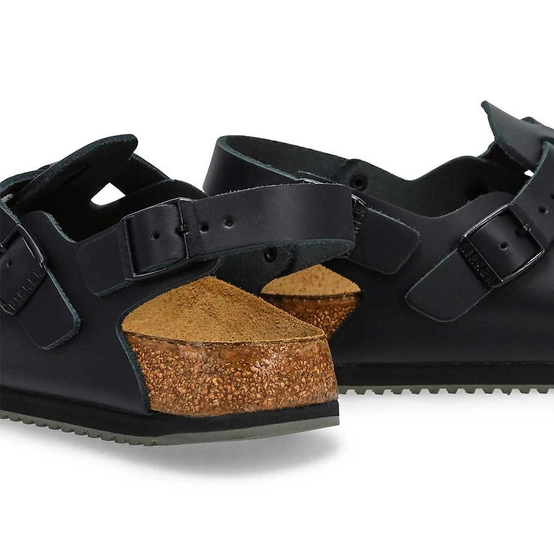Women's Tokyo Super Grip Leather Clog - Black