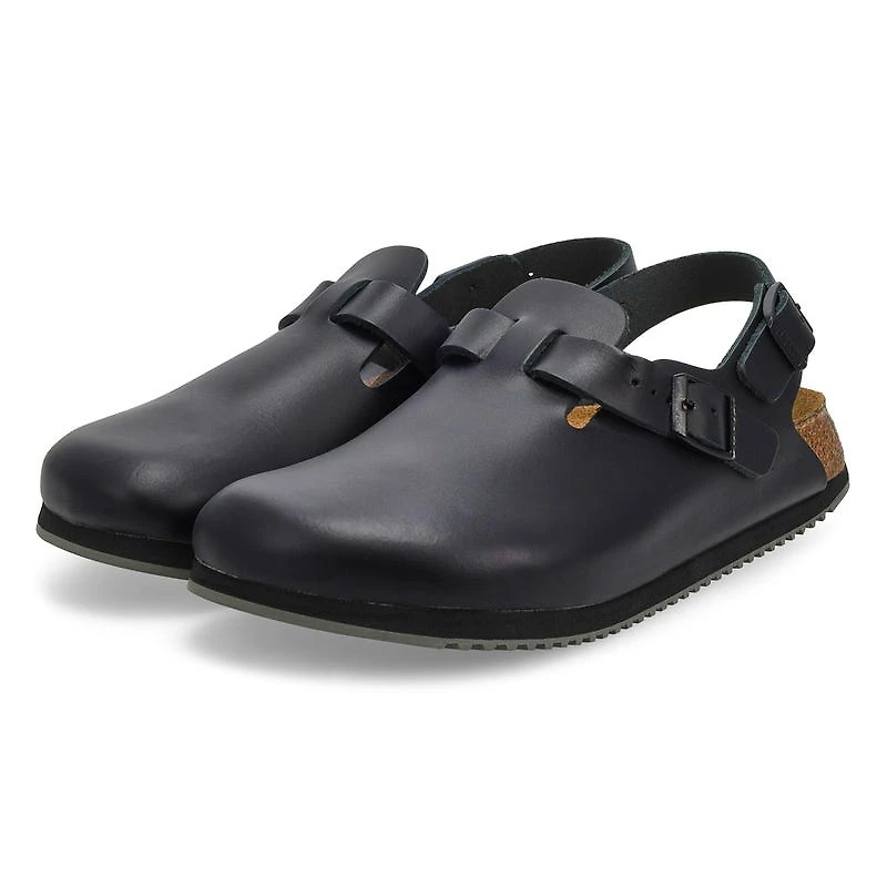 Women's Tokyo Super Grip Leather Clog - Black