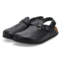 Women's Tokyo Super Grip Leather Clog - Black