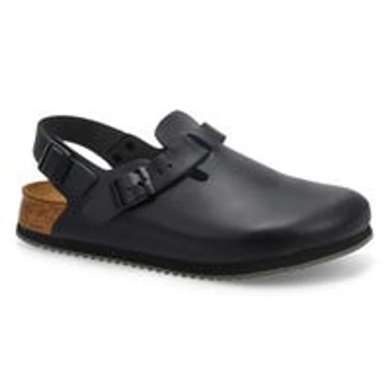 Women's Tokyo Super Grip Leather Clog - Black