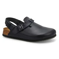 Women's Tokyo Super Grip Leather Clog - Black