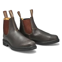 Unisex 067 -  Chisel Toe Chelsea Boot- Stout Brown
