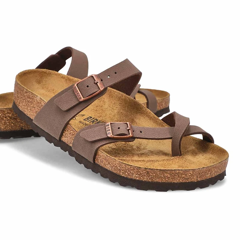 Women's Mayari Birkibuc Toe Sleeve Sandal - Mocha