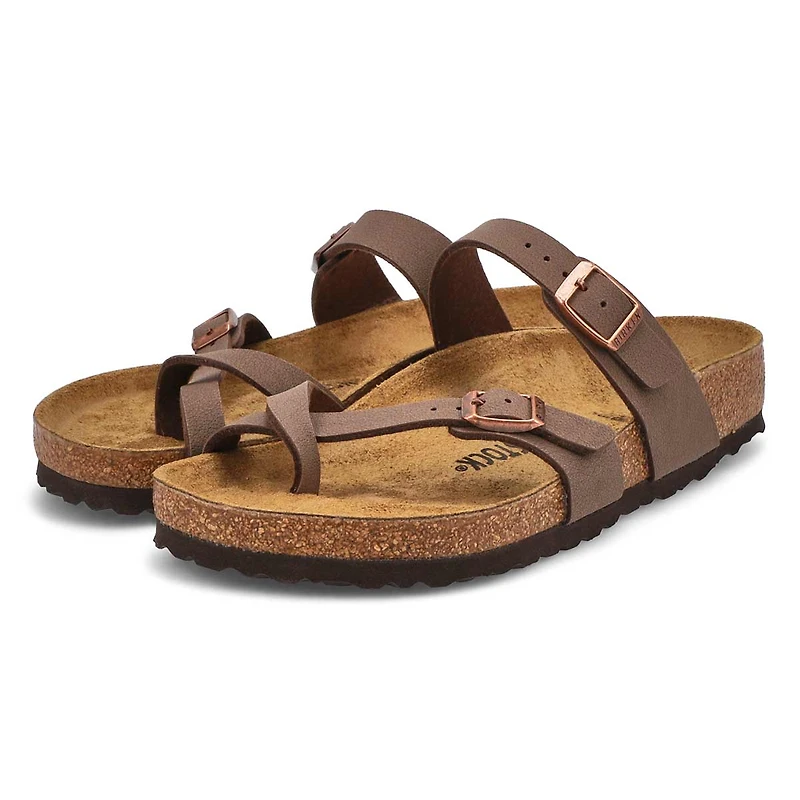 Women's Mayari Birkibuc Toe Sleeve Sandal - Mocha